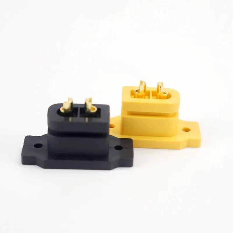 5PCS XT60E-F female plug connector XT60 socket plug panel mounting screws for FPV lithium battery RC