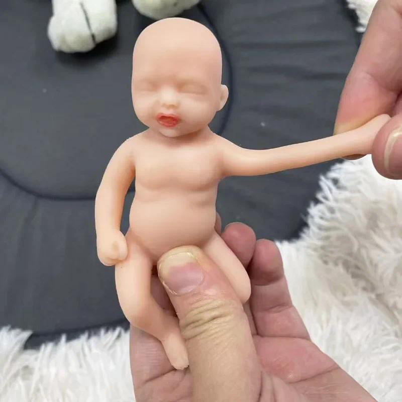 5Inch Reborn Baby Full Body Boy Lucas  Silicone Dolls Reborn Doll Very Soft to Touch Anti-Stress Dol