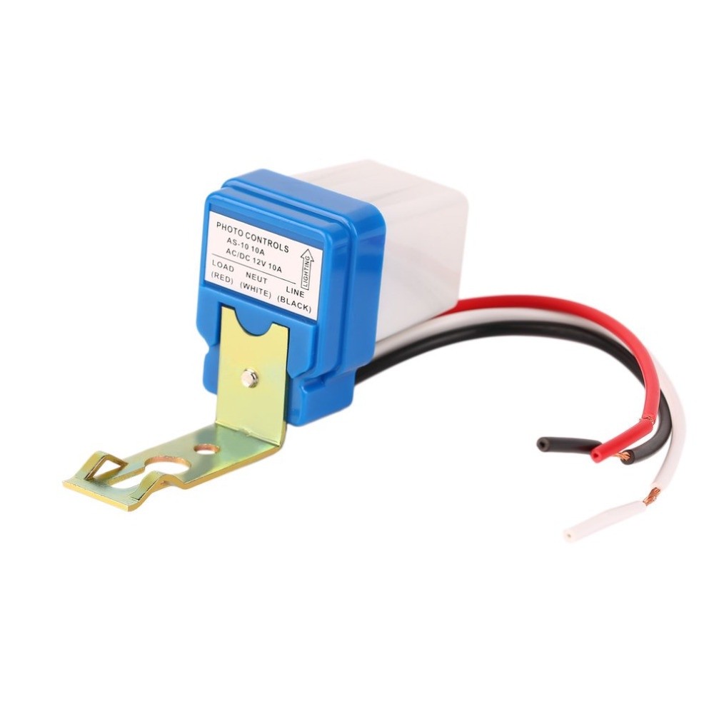 220V 10A Fotosel Photocell Sensor Sensor Cahaya  Lampu Saklar Otomatis