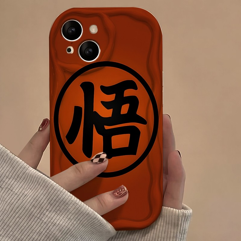 Casing iPhone Redmi Logo Karakter Dragon Ball Untuk iPhone 16 15 14 13 12 11 Mini Pro E MAX Untuk Re