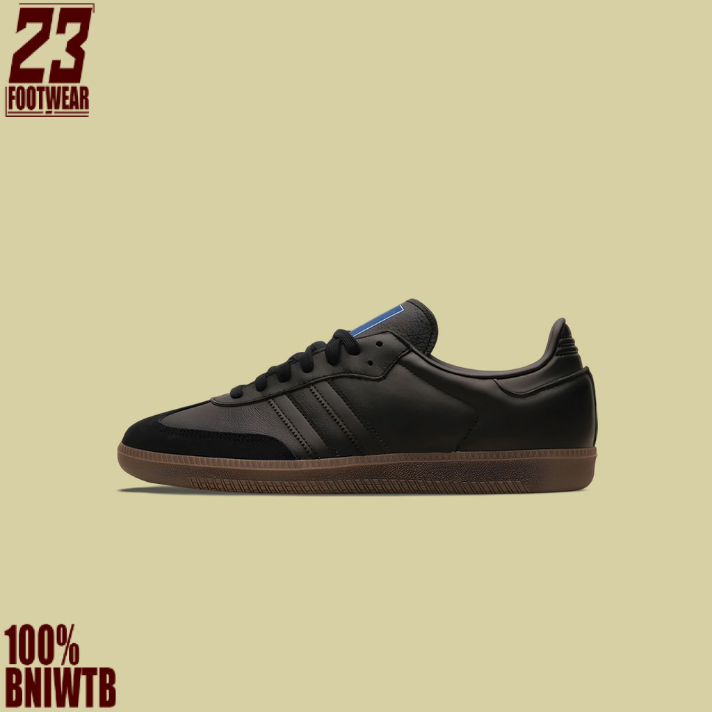 Sepatu Sneakers Adidas Samba OG Core Triple Black Gum Brand New In Box Unisex