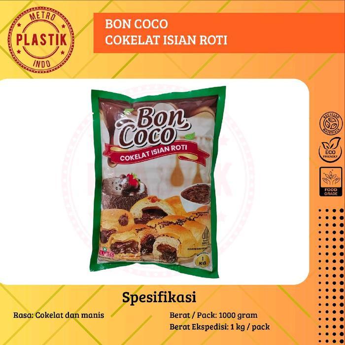 Bon Coco 1kg / Selai Cokelat Isian Roti / Aneka Makanan Lainnya / Boncoco 1 Kg - BONCOCO 1KG