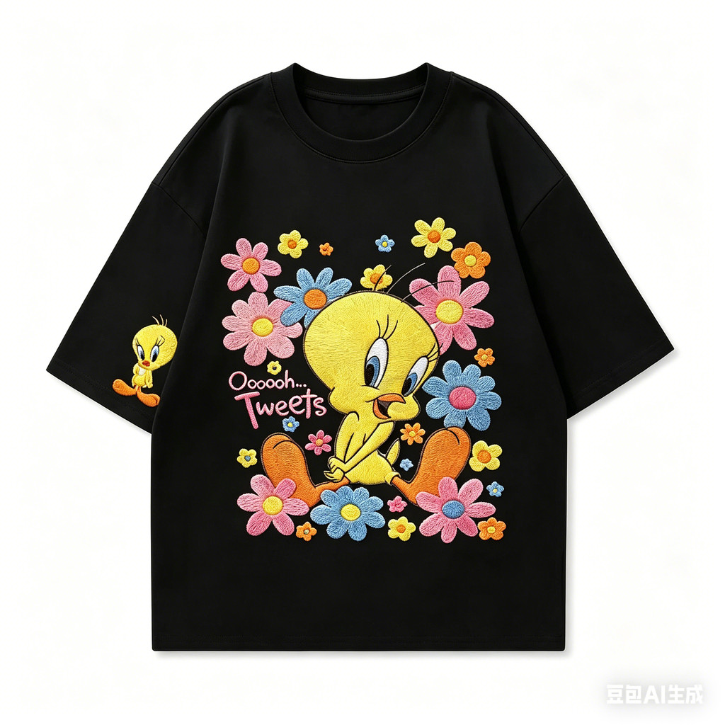 Pakaian Wanita Gaya Korea | Atasan Longgar Bermotif Lucu | Kaos Wanita Motif Kartun Korea | Kaos Wan