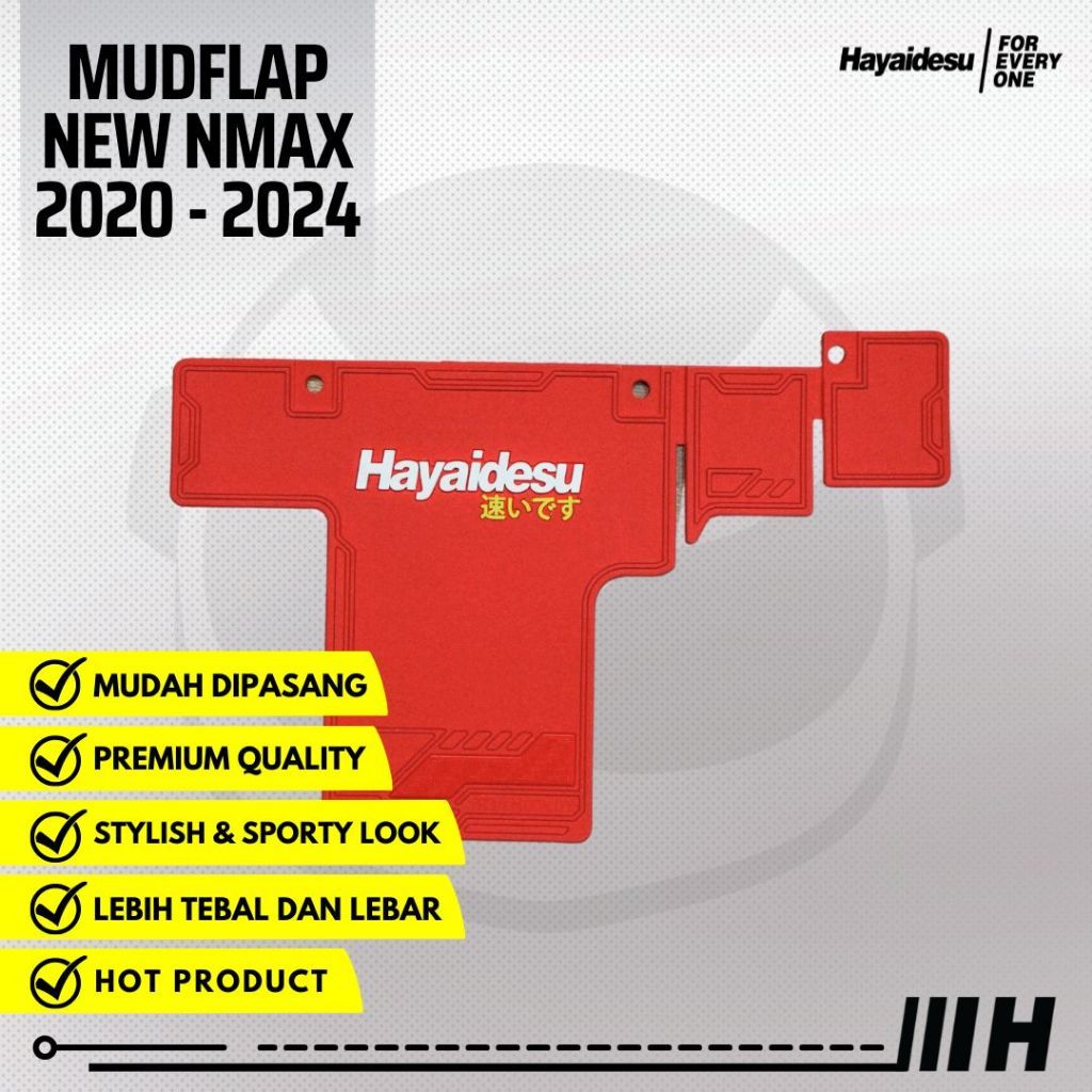 Hayaidesu All New Nmax 2020, 2022 - 2023/ All New Nmax ABS 2023 Mudflap Penahan Lumpur Aksesoris Var