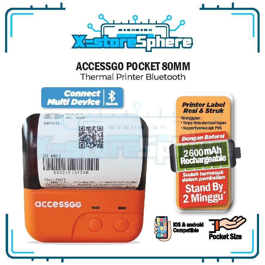 Printer Thermal 80mm Bluetooth accessgo