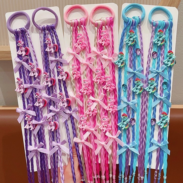 UD - IKAT RAMBUT ANAK WIG UNICORN KEPANG PANJANG LUCU KOREA BANYAK PILIHAN