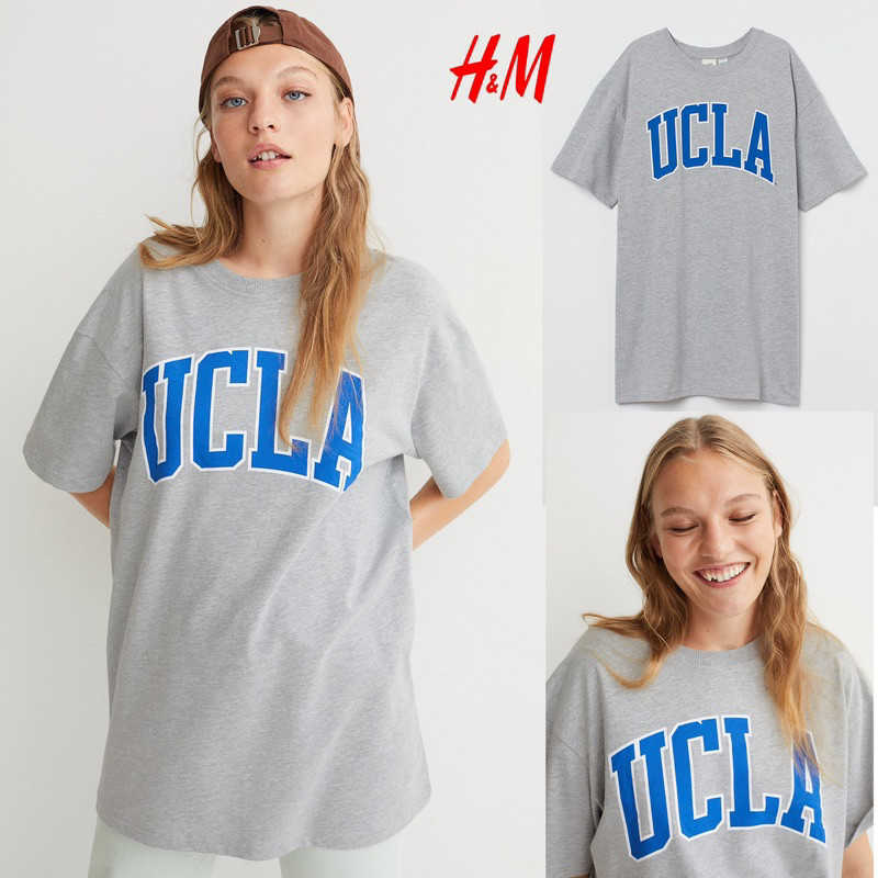 FURIBOMBA Kaos Ucla Oversized printed t-shirt