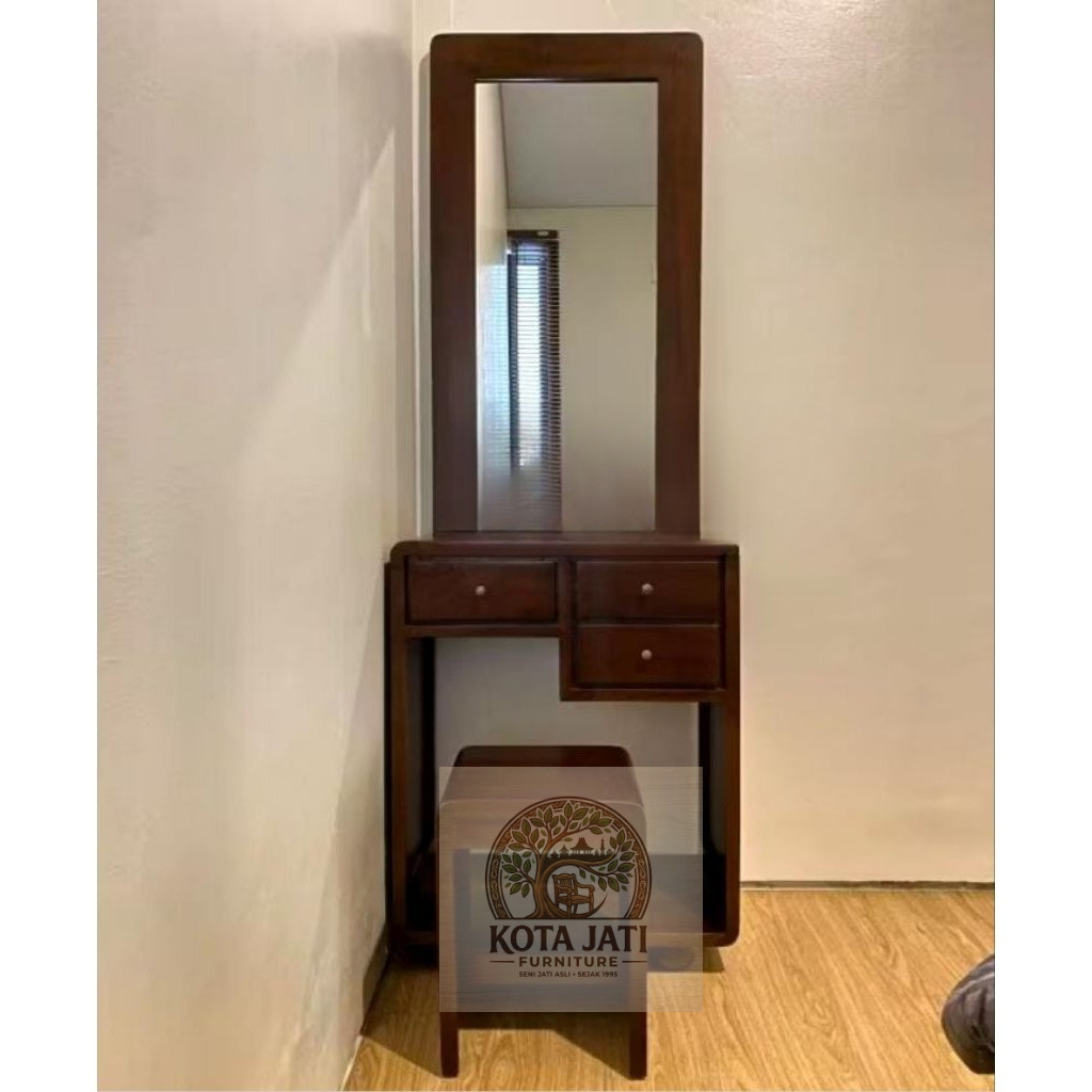 Meja Rias Simple Jati Jepara, Meja Rias Minimalis Jepara, Meja Rias Minimalis, Meja Rias Aesthethik