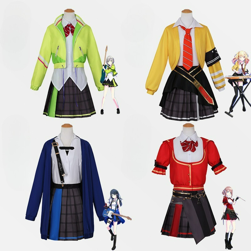 Project Sekai cosplay  Shiho Hinomori Saki Tenma Honami Mochizuki Ichika Hoshino cosplay costume and