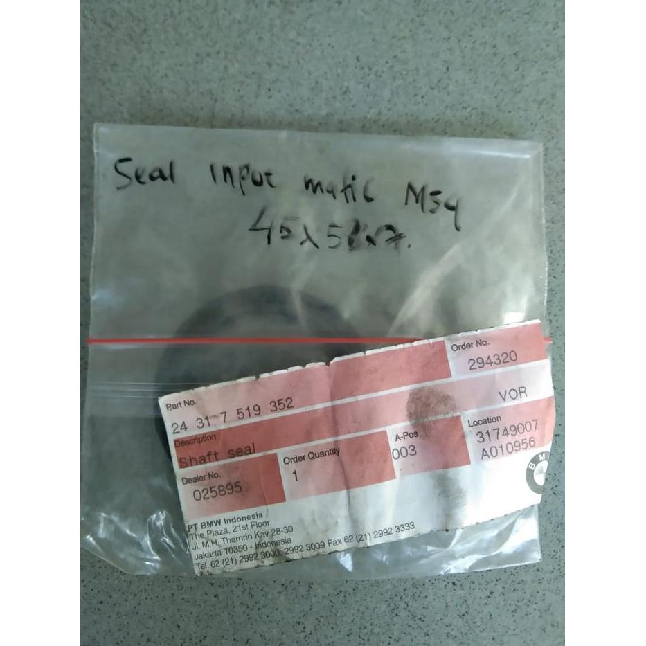 SEAL INPUT MATIC BMW E60 E90 PASSS