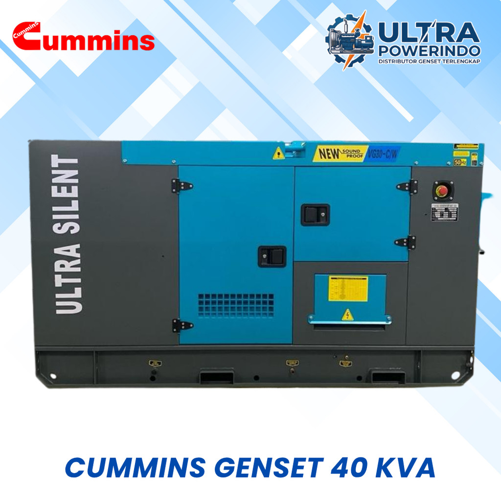 Genset 40KVA Cummins Ultra Silent Diesel