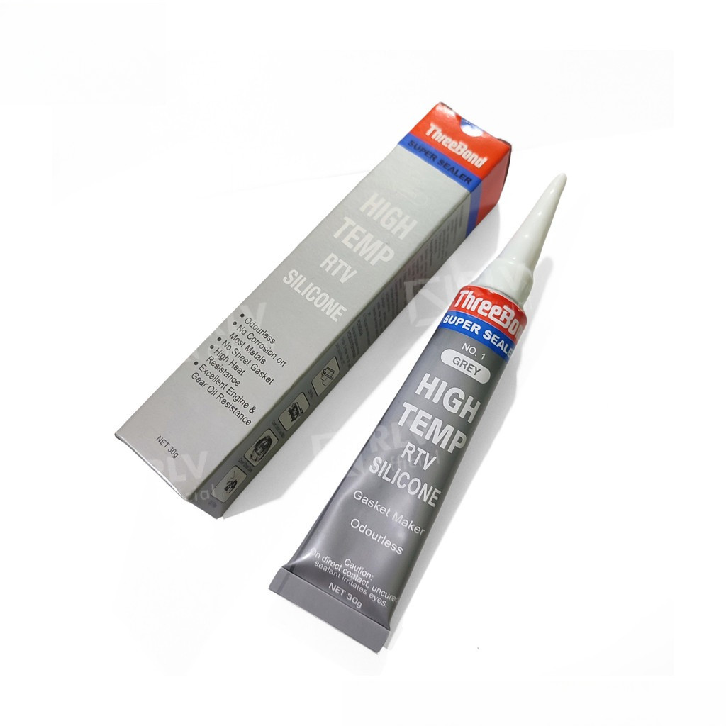 Lem Perpak Paking Mesin Tahan Panas RTV 30Gram  - Lem silikon silicone