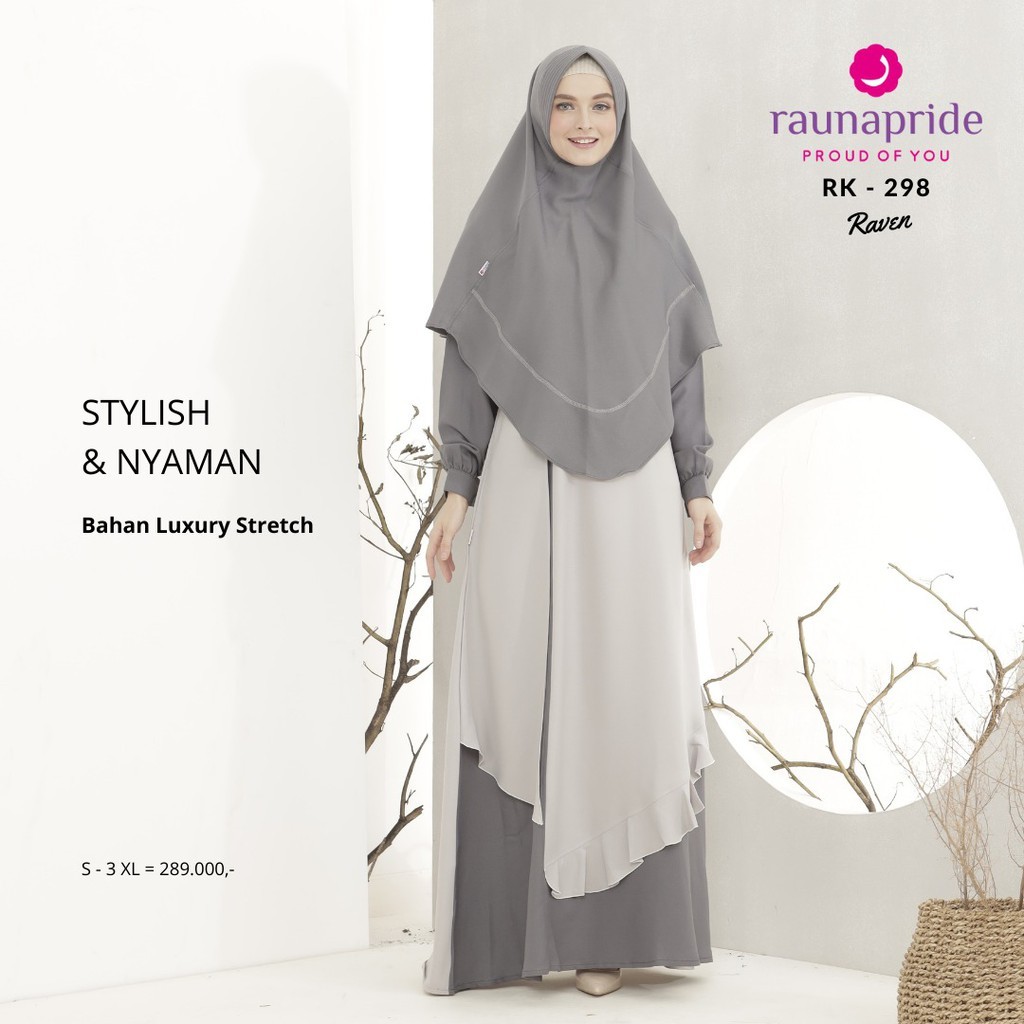 SET GAMIS DEWASA RAUNA RK 298 RK 299 RK 300 RK 301 SET GAMIS DEWASA RAUNA COUPLE FASHION TERBARU