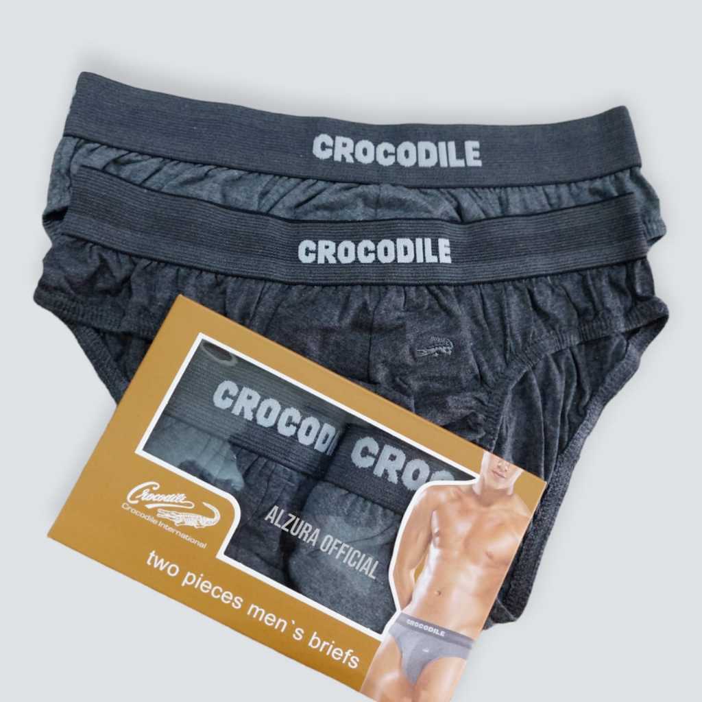 GROSIR 1 LUSIN Crocodile Original -  Celana Dalam Pria Crocodile Sport Brief - CD Pria Crocodile Ori