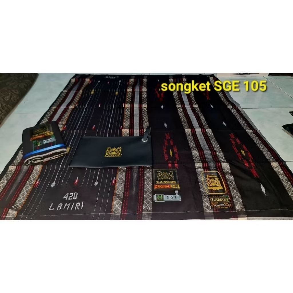jual sarung lamiri songket murah benang 420
