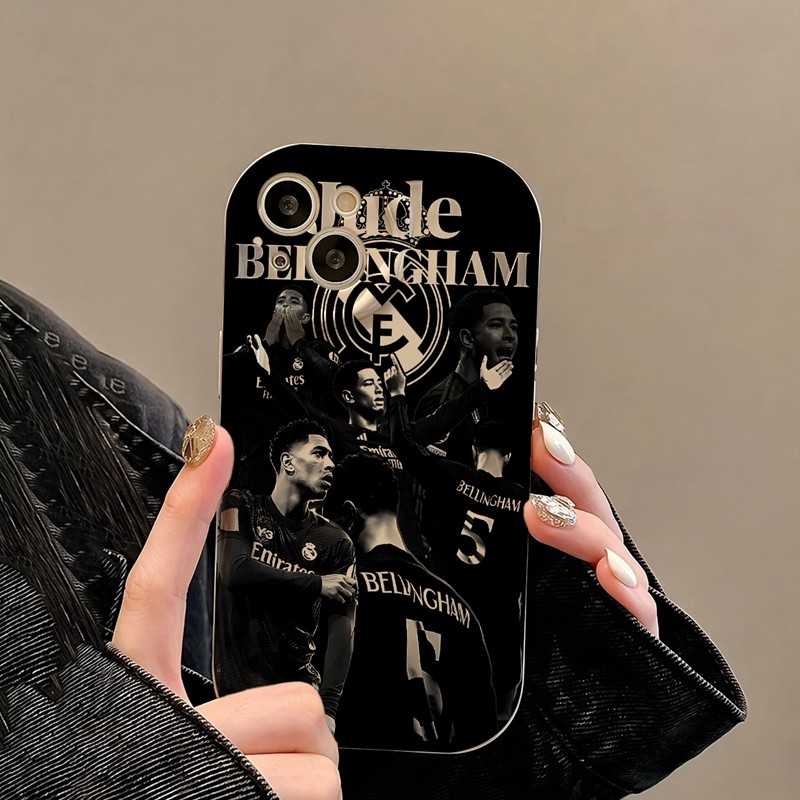 Casing iPhone Redmi Jude Bellingham Real Madrid Untuk iPhone 16 15 14 13 12 11 Mini Pro E MAX Untuk 