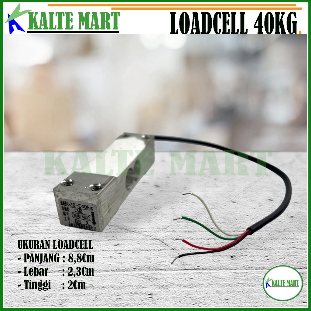 Sensor Timbangan 40kg Loadcell Timbangan Buah Loadcell 40kg | D4