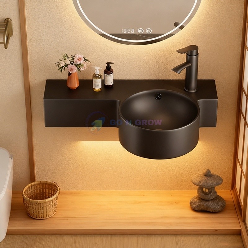 Wastafel Cuci Tangan Keramik Minimalis Set Meja Wastafel Kamar Mandi Wastafel Cantik Keramik Putih H