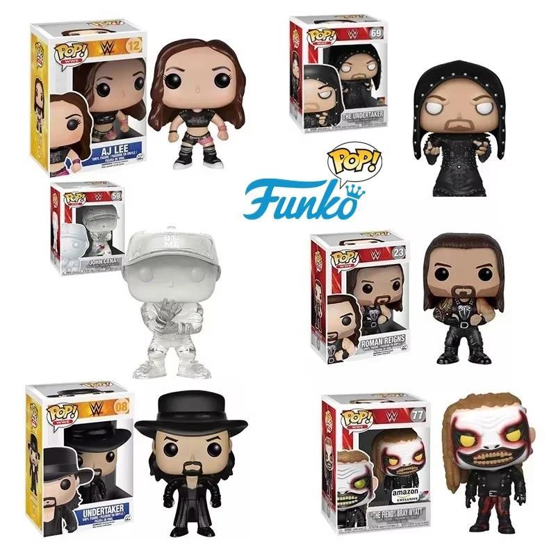 Funko Pop WWE UNDERTAKER 08 69 AJ LEE12 "THE FIEND" BABY WYATT 77# JOHN CENA 59# Action Figures Colr