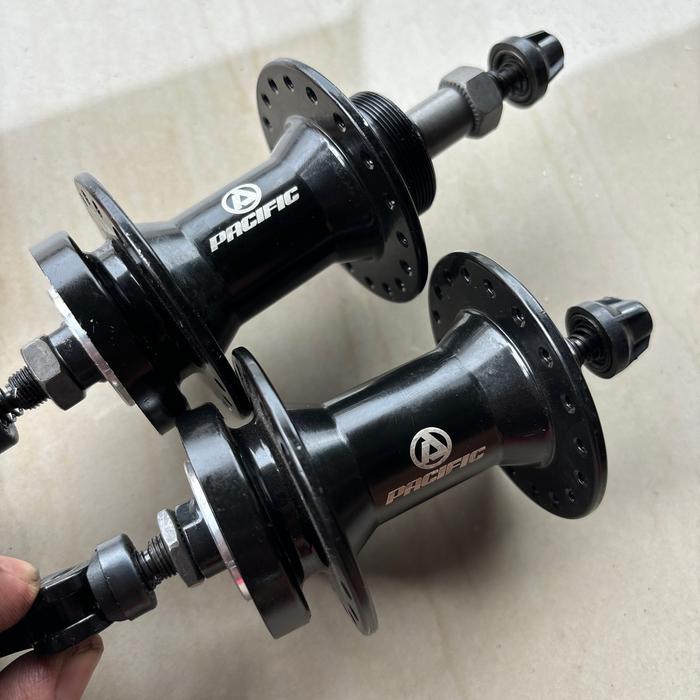 Ready Hub 36 hole discbrake alloy pacific sepeda lipat minion mtb federa - Hitam