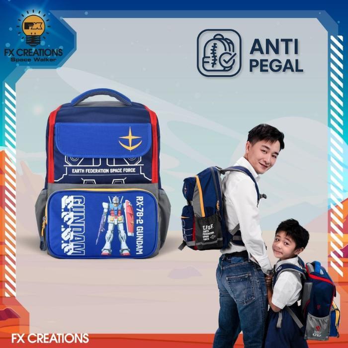 Ransel Sekolah Anak Anti PegalRX-78-2 GUNDAM School Backpack FX Creations SNA242015AGS-98