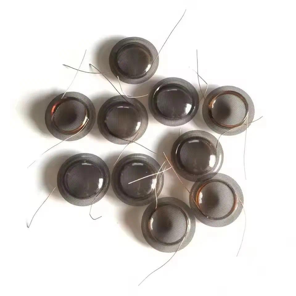 New 10 pieces ID: 19.43mm 0.765" silk Tweeters Diaphragm speaker voice coil 8 ohm transparent silk
