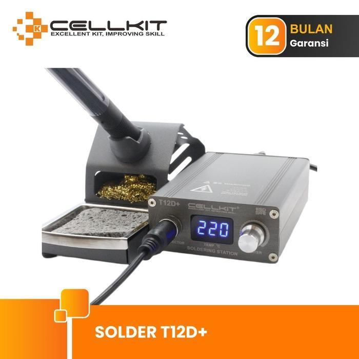CELLKIT Solder Station Solder Premium T12D+ ORI - Solder Station T12D+