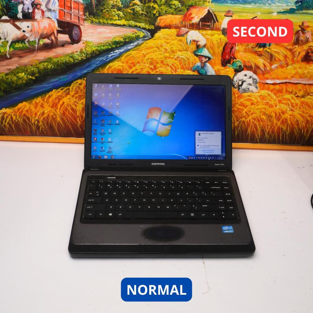 COMPAQ PRESARIO CQ42 NOTEBOOK PC i5 M450 4 GB (14") LAPTOP SECOND ORIGINAL SINAR MUTIARA CELL