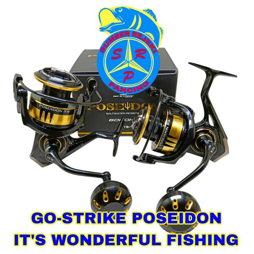 Reel Go Strike Versus Poseidon 6000hg Power Handle Metal Body Sw