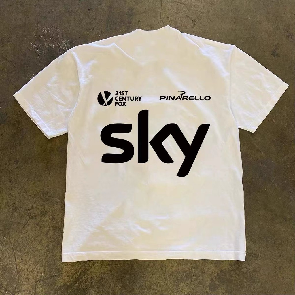 Kaos Oversize Unisex Cotton Combed 24S Motif Sky Pinarello 21st Century Fox Street Style Balap Seped