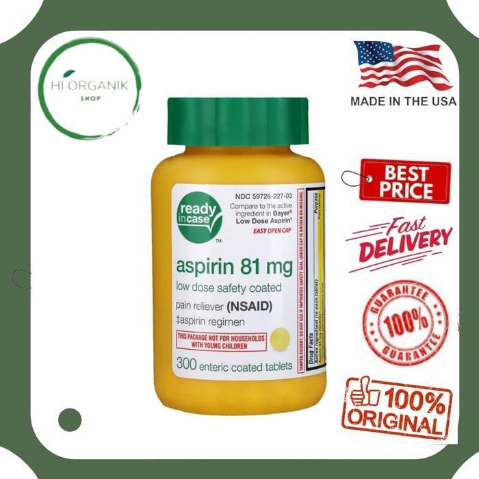 New Life Extension, Aspirin, Low Dose Safety Coated, 81 Mg, 300 Enteric