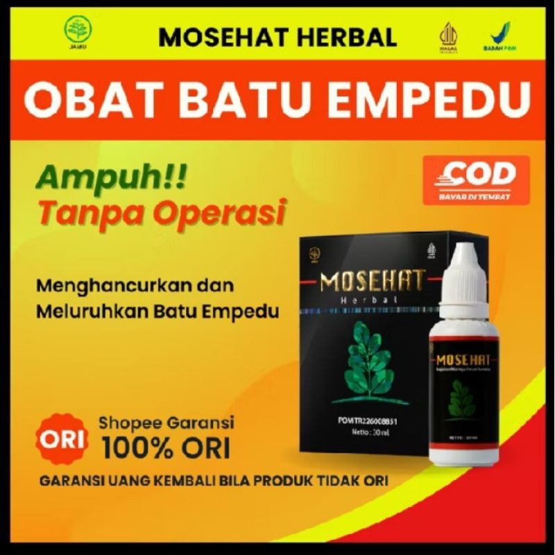 Mosehat Obat Batu Empedu Herbal Original Ampuh BPOM