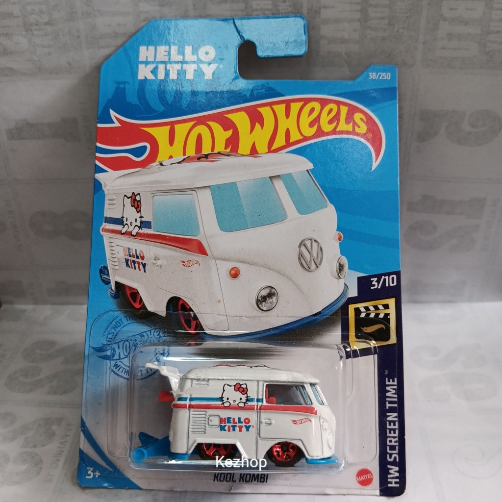 Terbaru HOT WHEELS KOOL KOMBI HELLO KITTY