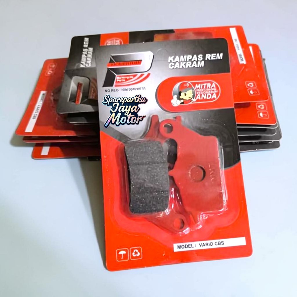 Kampas Rem Cakram Vario Cbs (Harga 10 Set) Kampas Prodo Rem Depan  Cakram Motor Honda Beat Fi Esp