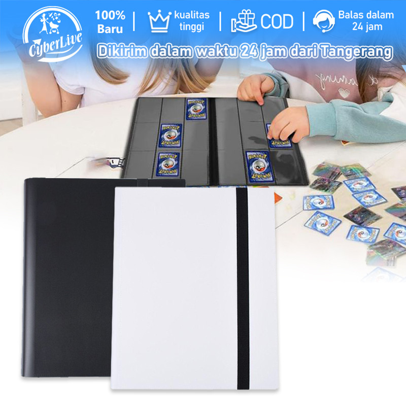 Album Koleksi Kartu 360pcs 9 Slot A4 Buku Photocard Card Album Album Kartu Untuk Pokemon Kartu Kolek
