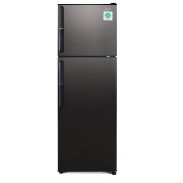SHARP KULKAS 2 PINTU GLASS DOOR 256 LITER SJ-326XG-CP