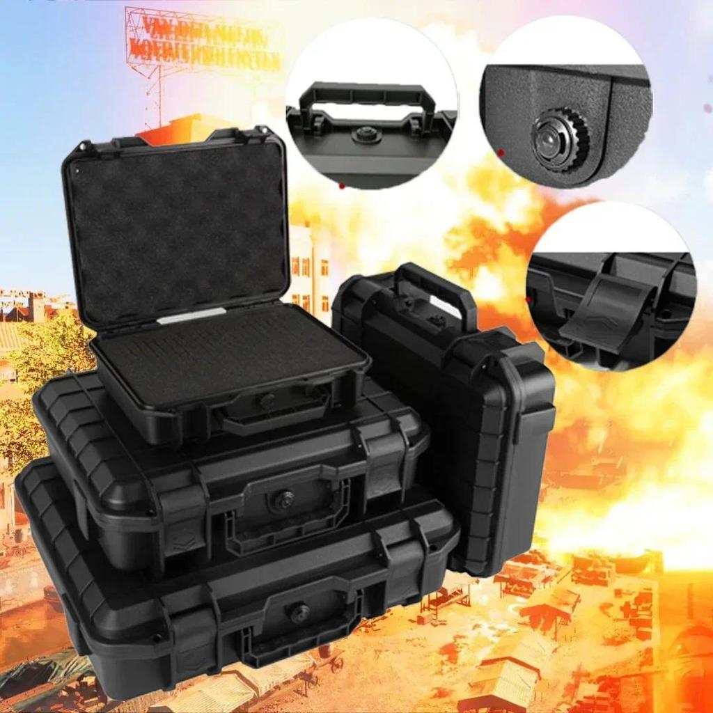 Waterproof Hard Case Toolkit Safety Protector Organizer Hardware Toolbox with Sponge Storage Pelican