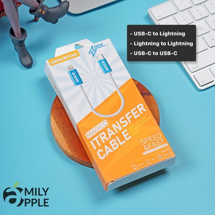 Kabel Lightning Pindah Data / Transfer Data iPhone iPad - USB-C to Light