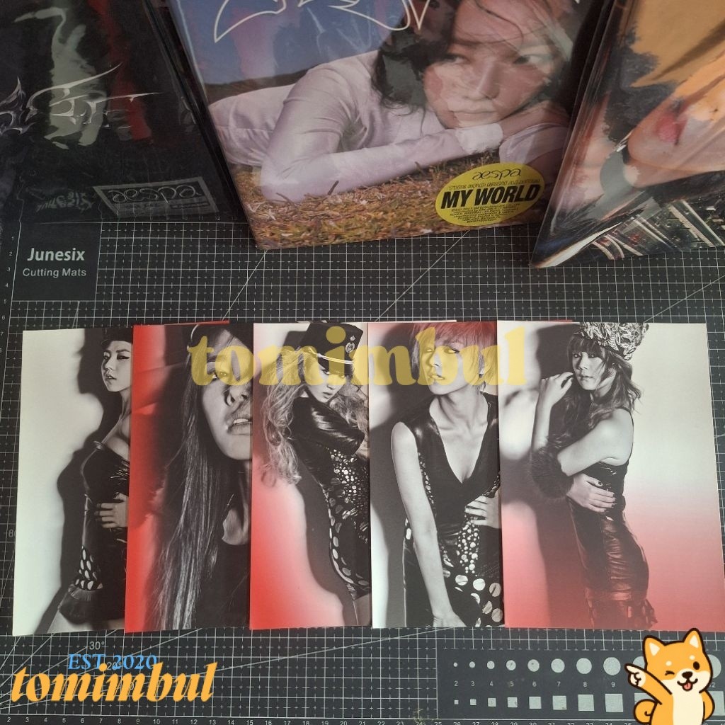 Wonder Girls Official Postcard Wonder World 2nd Album Photocard PC Sun Yenny Sohee Yubin Lim