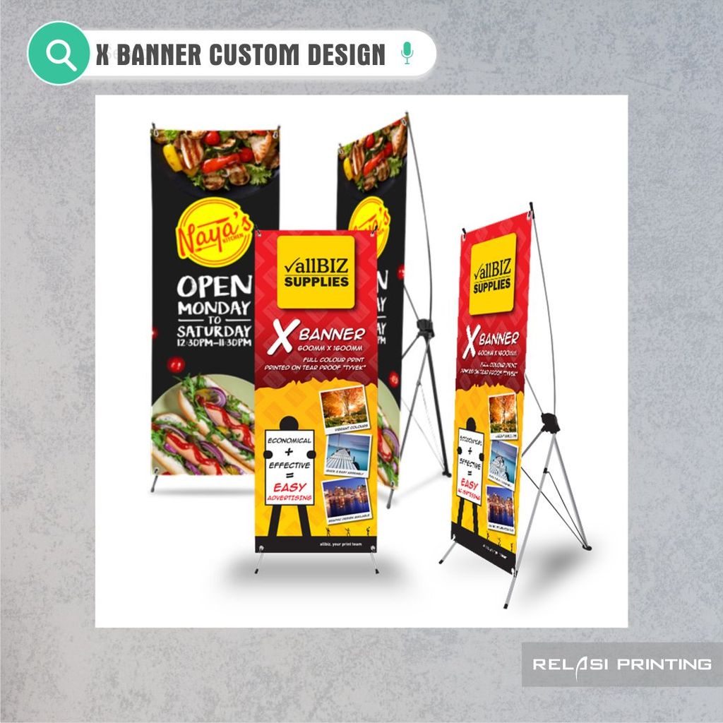 CETAK X BANNER 60X160 WISUDA, WEDDING, ULTAH, DAGANGAN, DLL FREE DESIGN DIGITAL PRINTING PERCETAKAN