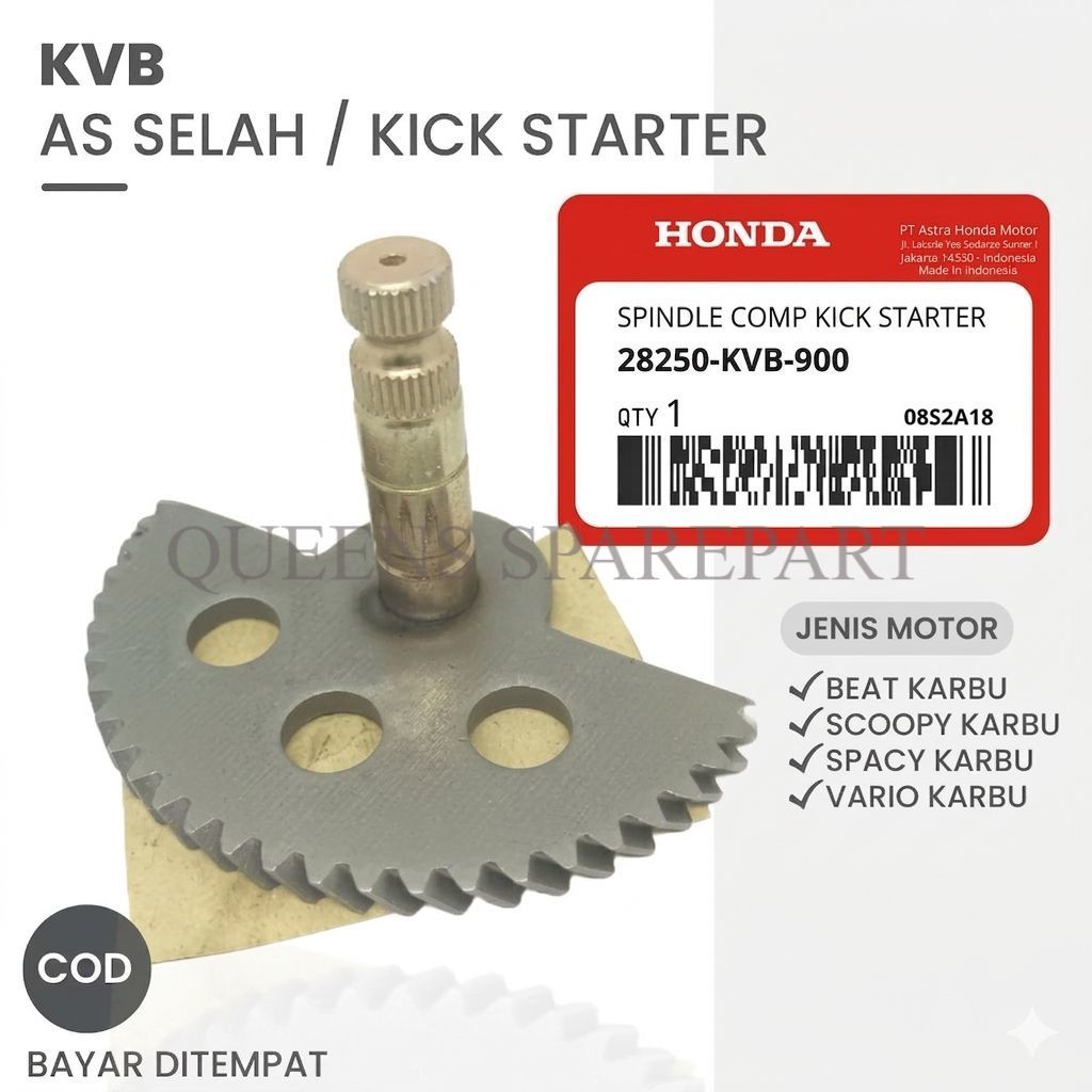 [QUEEN] KVB AS SELAH AS KICK BEAT KARBU HONDA VARIO SCOOPY SPACY AS KAMPAK SELAHAN BEAT LAMA / GIGI 