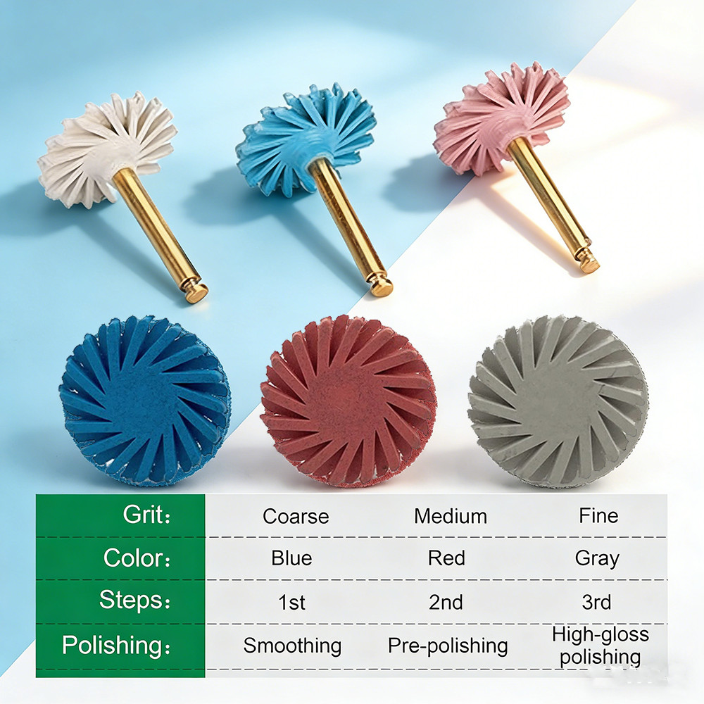 1pcs bur twist dental bur soflex softlex bur polishing composite bur poles komposit veneer bur twist