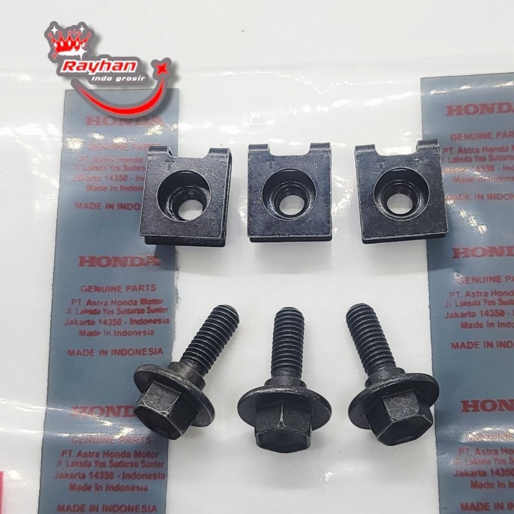 Paket 3Set Baut 10 Spakbor Hungger Vario Klip & Baut 10... ORIC