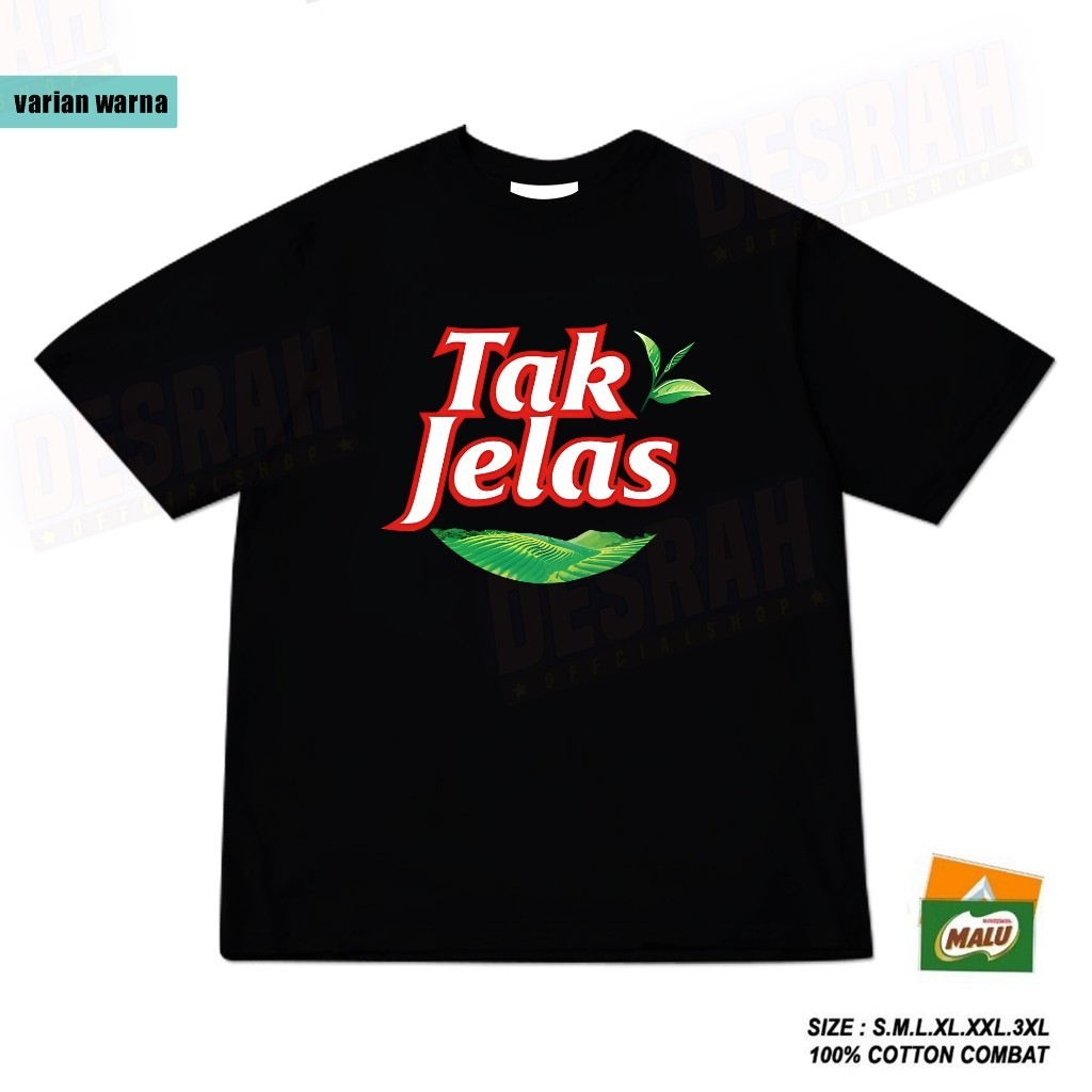 Kaos Dewasa Plesetan Brand TAK JELAS