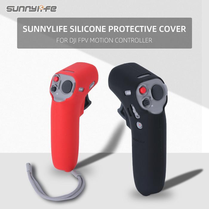 Sunnylife Silicone Protective Cover Case for DJI FPV Motion Controller - Red