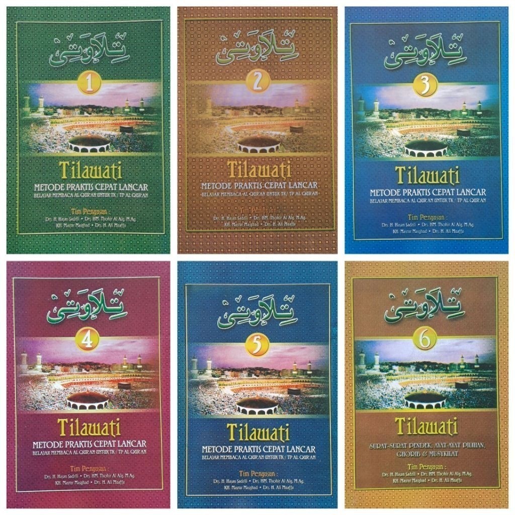 Tilawati Pretelan Jilid 1 sampai 6 - Original..