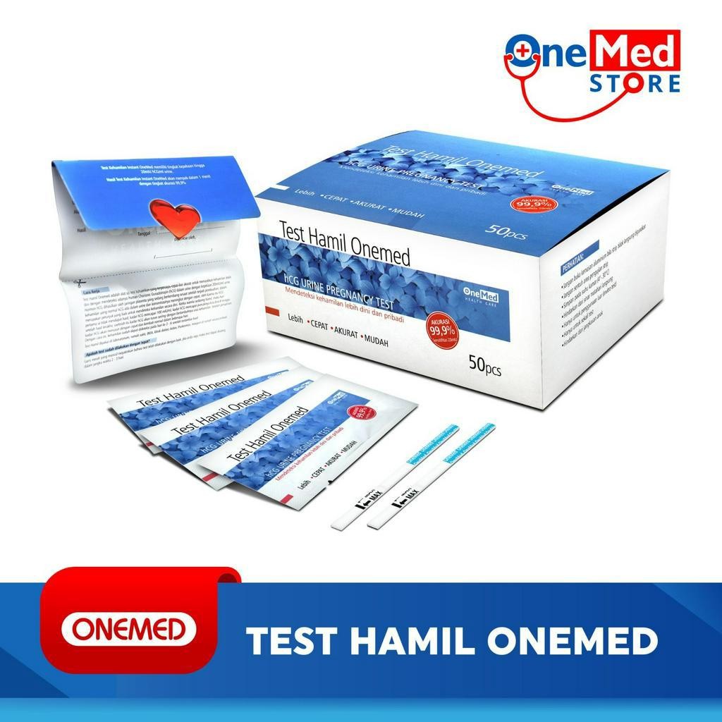 ONEMED Tes Hamil 1 box isi 50strip Test Pack