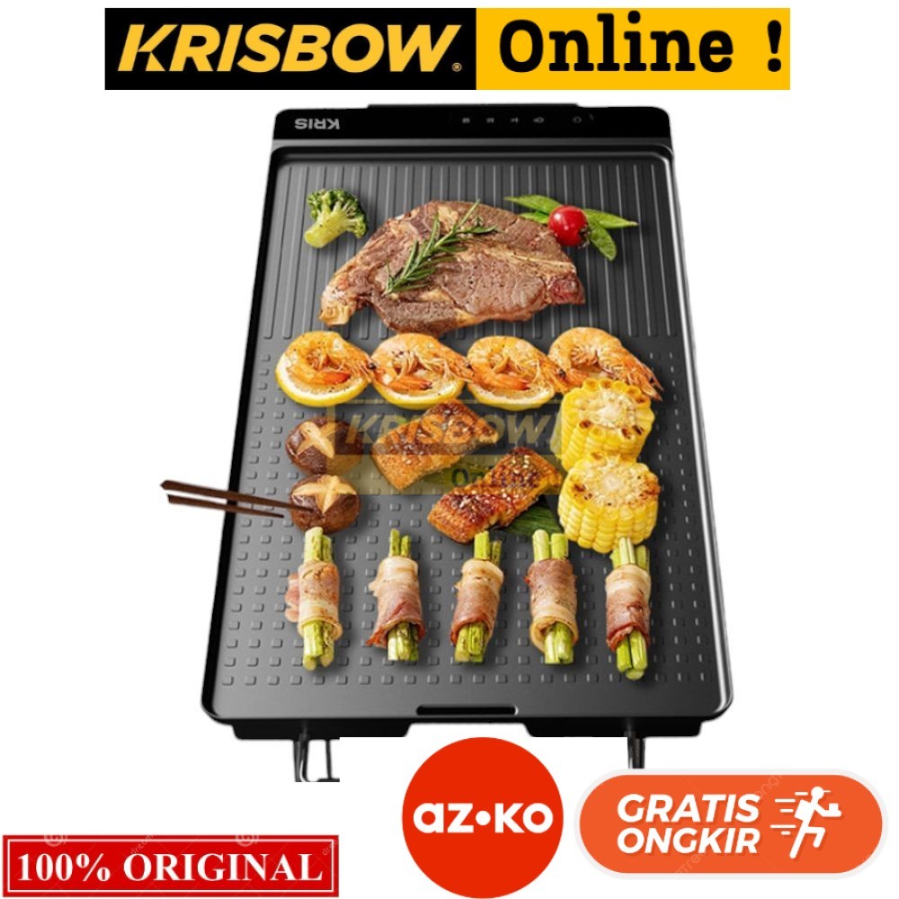AZKO Kris Alat Pemanggang Listrik Superconductor 1000 watt Bbq Tools Electric Griller Perlengkapan B