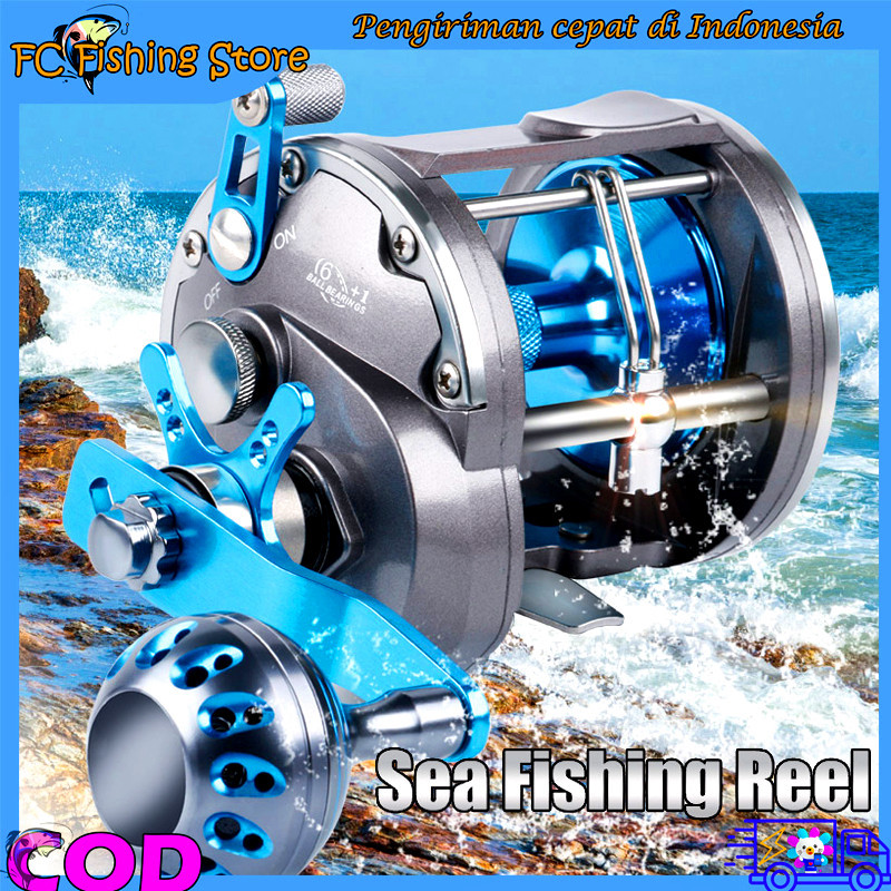 Pengiriman Indonesia, COD, SHA40 Reel Pancing Gulungan Pancing / Reel Pancing Ikan Laut / Gulungan T