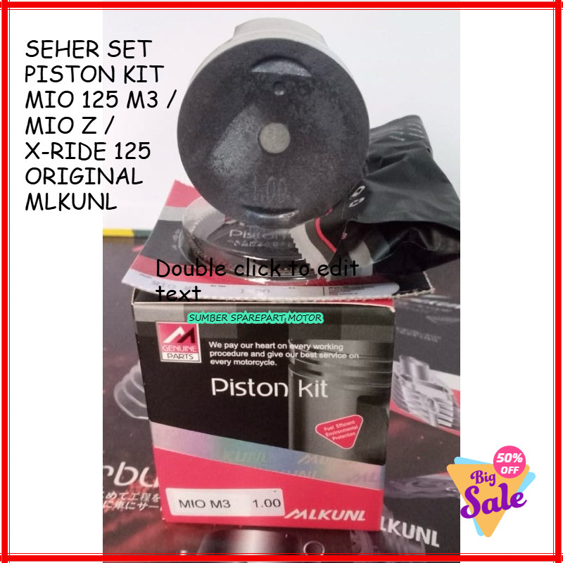 SEHER SET PISTON KIT MIO 125 M3 / MIO Z / X-RIDE 125 ORIGINAL MLKUNL